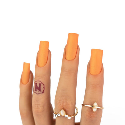 hands wearing M004 Dreamsicle Matching Trio by Notpolish