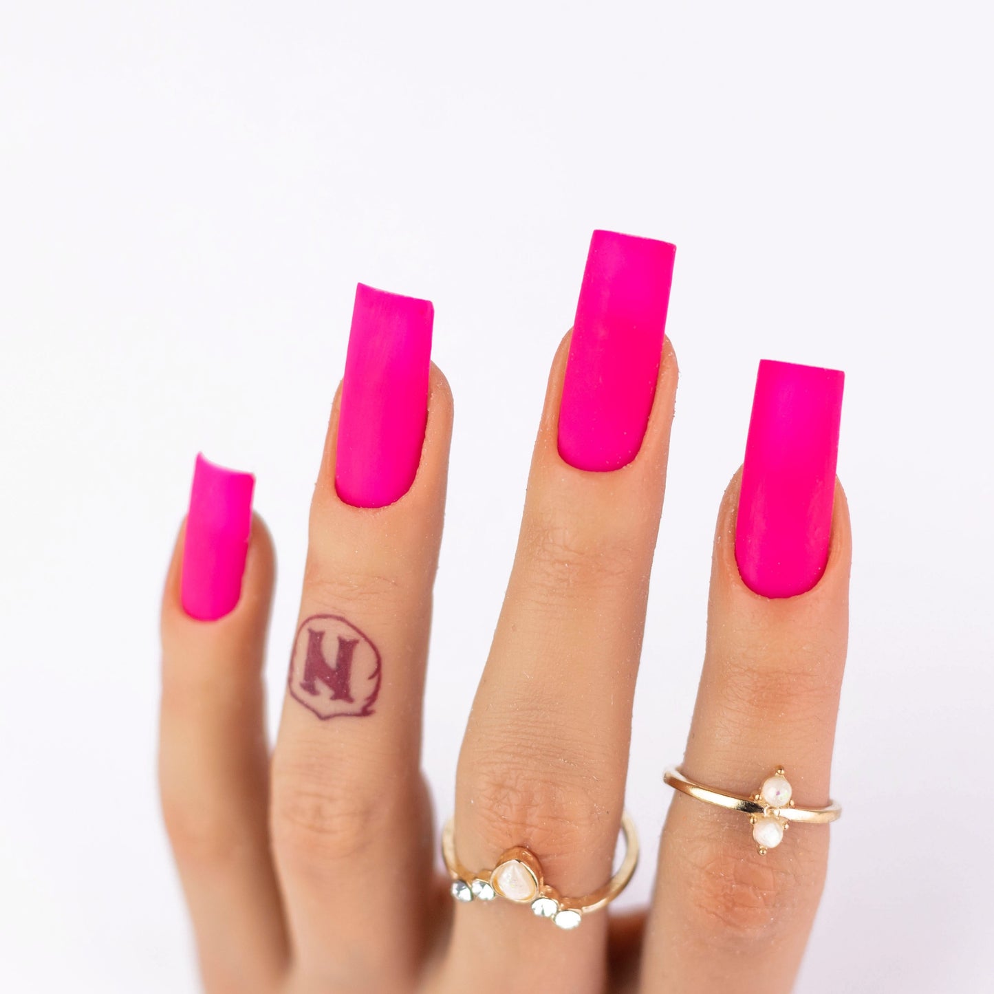 hands wearing M101 Cotton Candy Matching Trio by Notpolish
