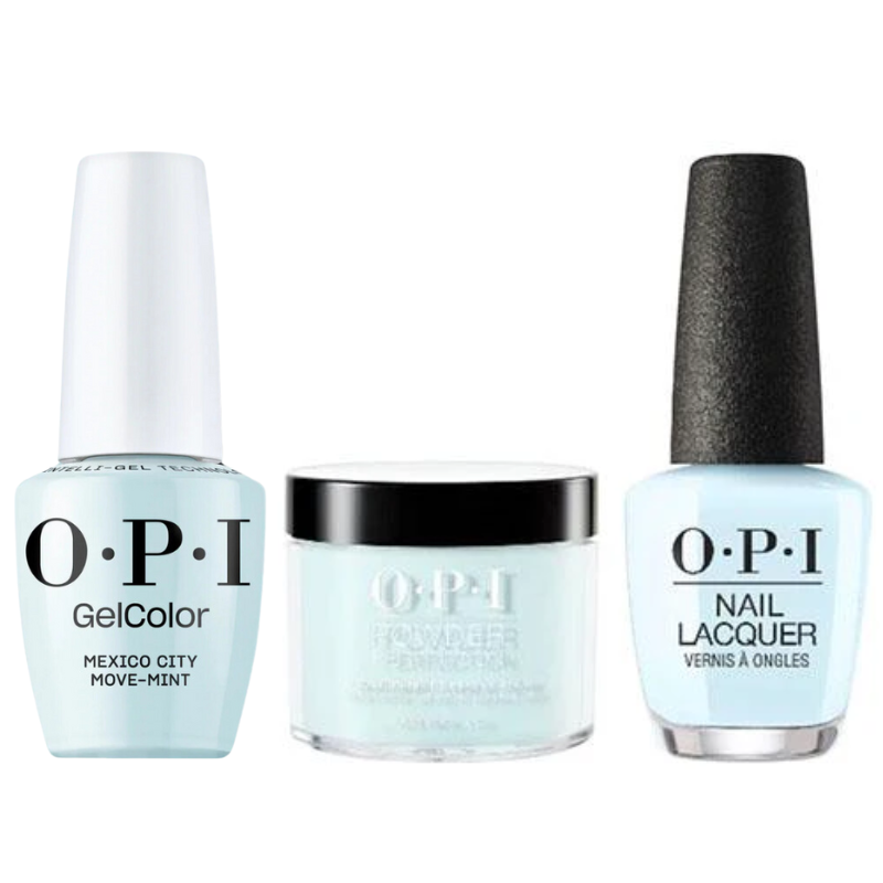 M83 Mexico City Move-mint Intelli-Gel Trio by OPI