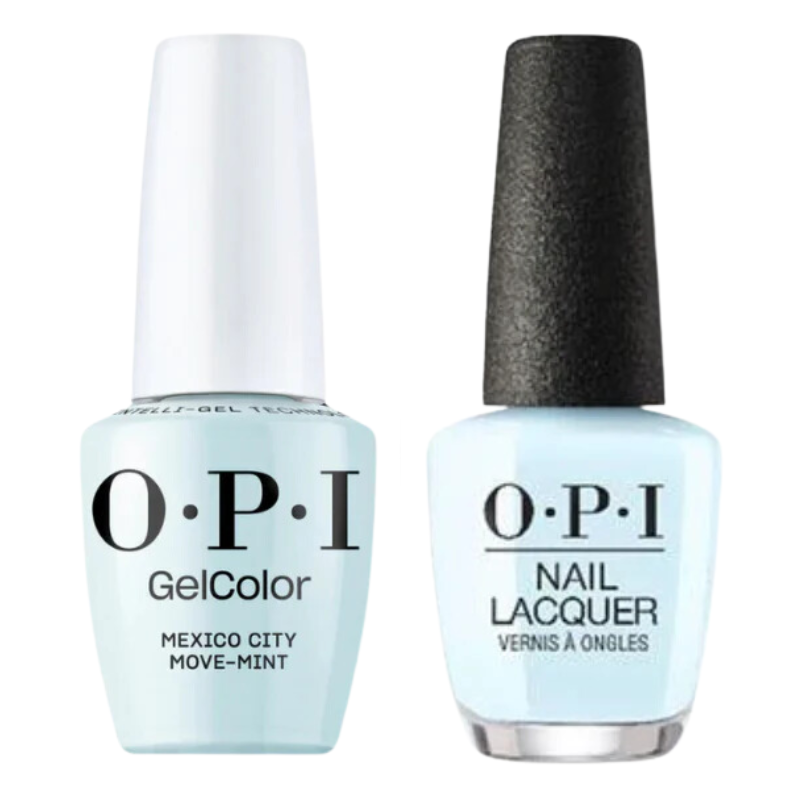 M83 Mexico City Move-mint Intelli-Gel Duo by OPI