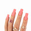 hands wearing M087 Coral Pink Matching Trio by Notpolish