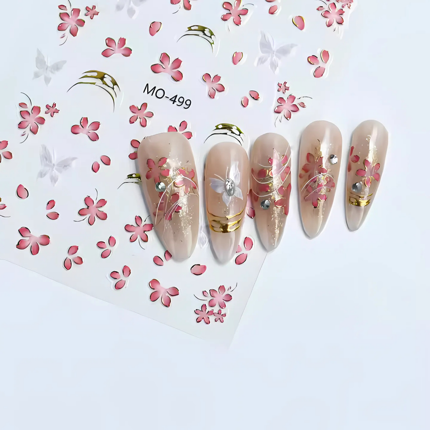 Nail Art Stickers - Cherry Blossom (MO-499)