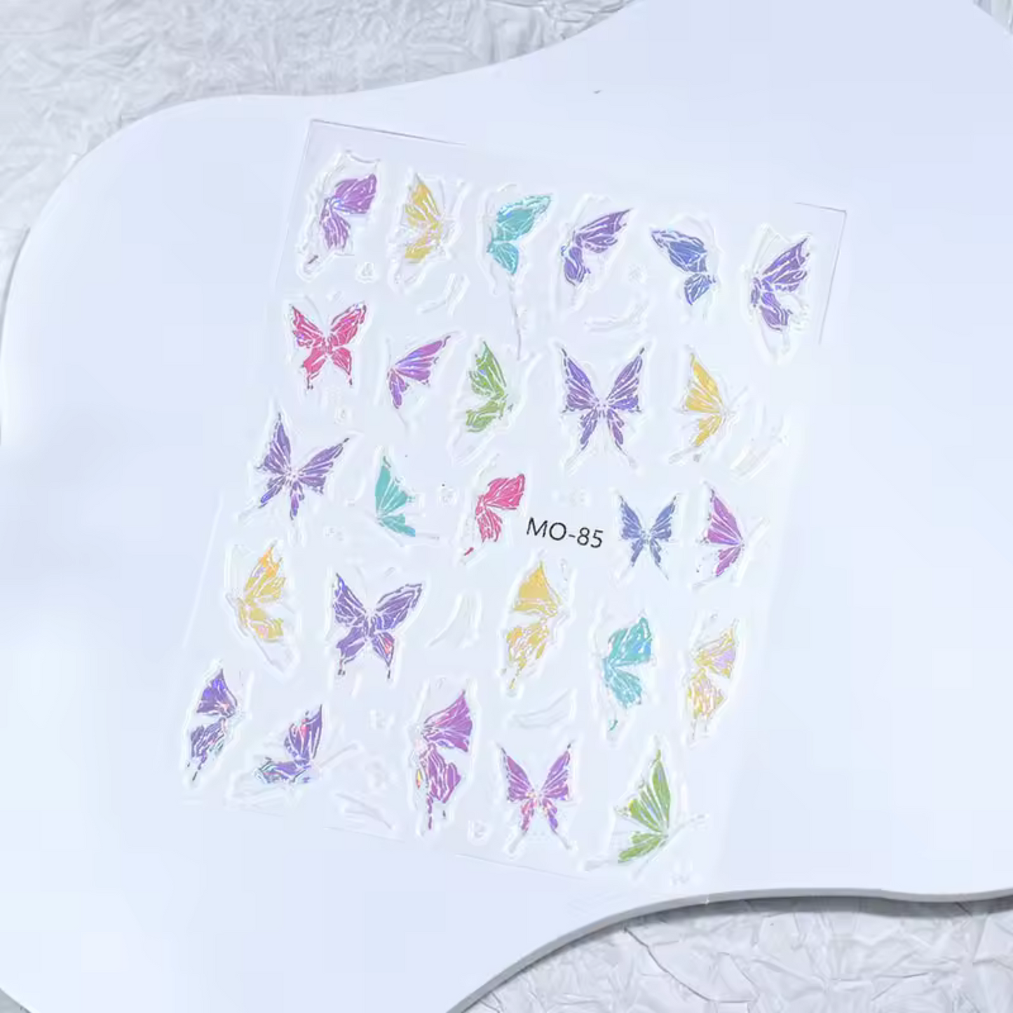 Holographic Butterfly Nail Art Stickers