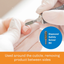 Medicool Diamond Safety Sciver Cuticle Bit - Coarse (E25C) info