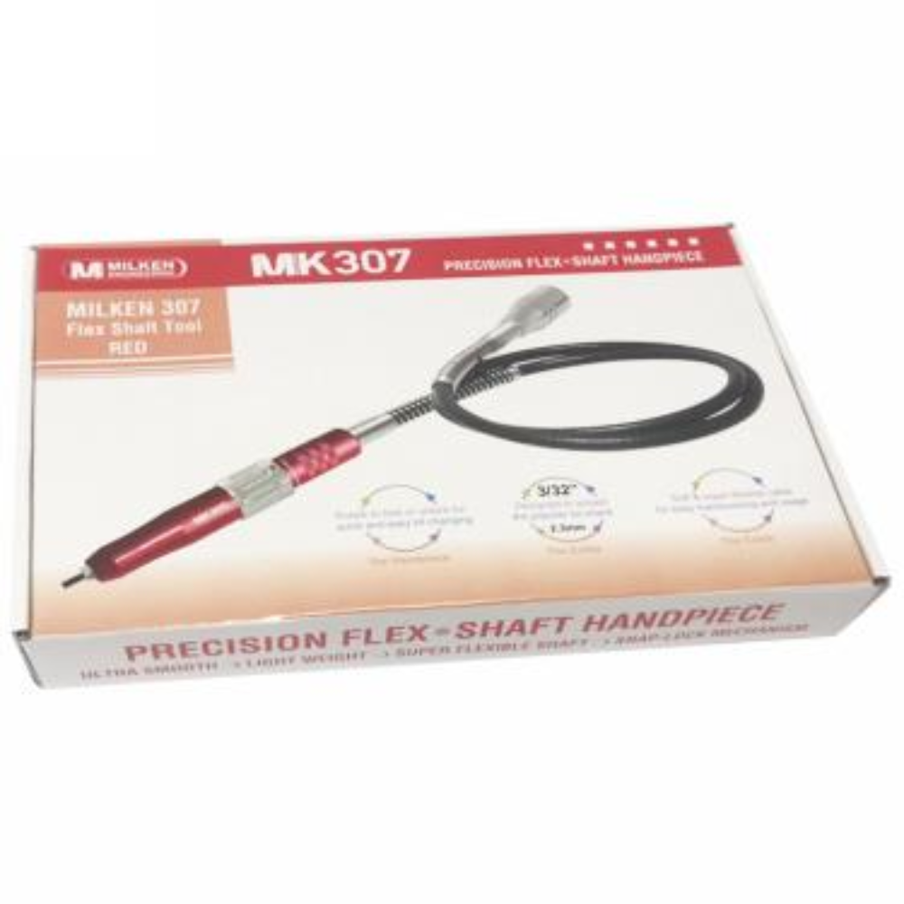 Milken Flex Shaft Handpiece 3//32" - Red box