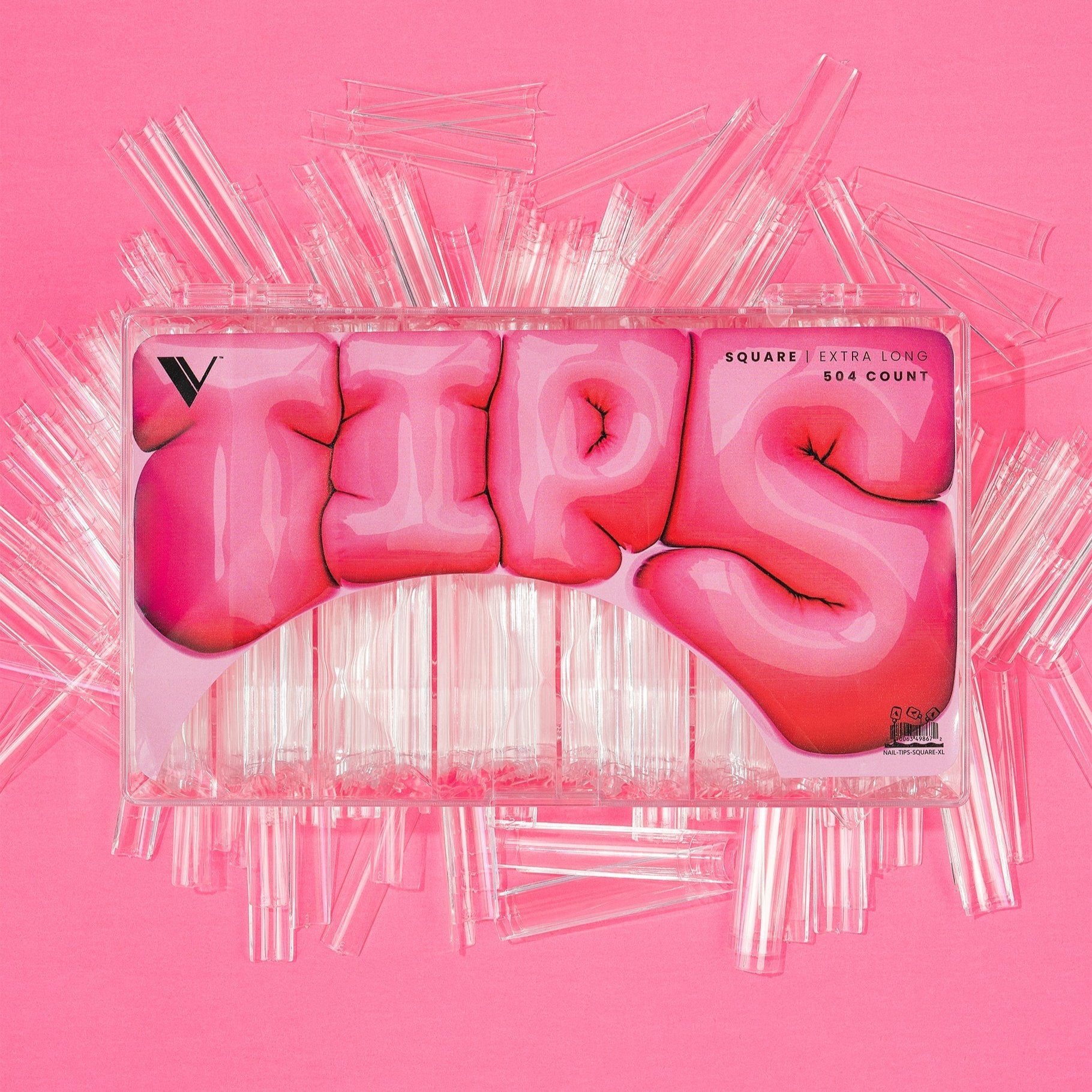 V Beauty Pure V Tips XL Square: Extra Long Nail Tips