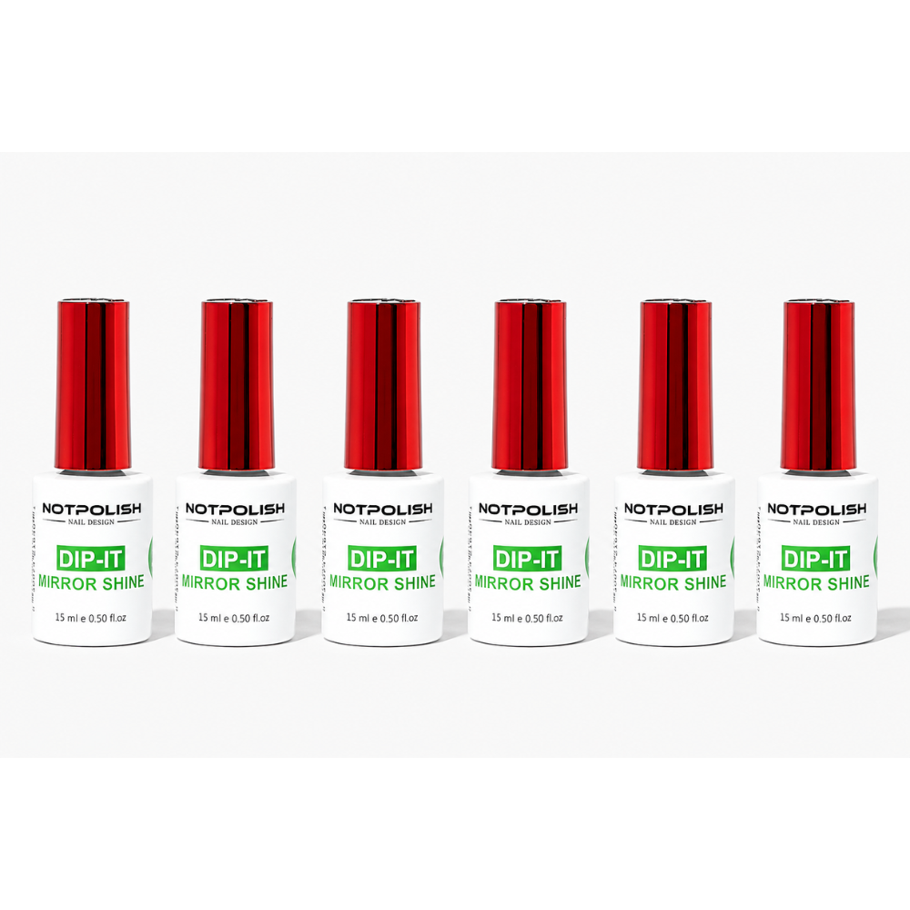 NOTPOLISH DIP IT Essential #4 Mirror Shine 6pc