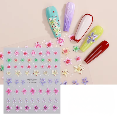 Sweet Blossom Nail Art Stickers