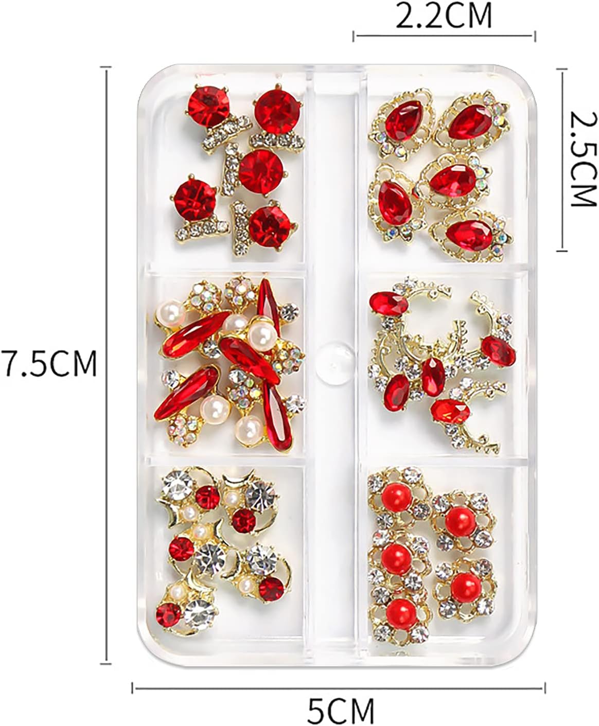 Nail Charms - Royal Red
