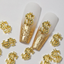 Nail Charms - Gold Money Sign 10pc