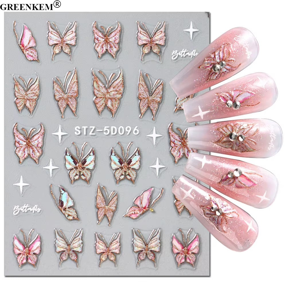 Butterfly Fairy (STZ-5D096) I Nail Art Stickers 