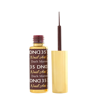 DND Nail Art Gel Liner - 35 Dark Maroon