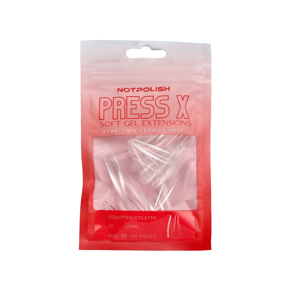 Notpolish Press X Sculpted Long Stiletto Tips 50pc