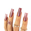 hands wearing OG169 Rebel Pink Trio by Notpolish