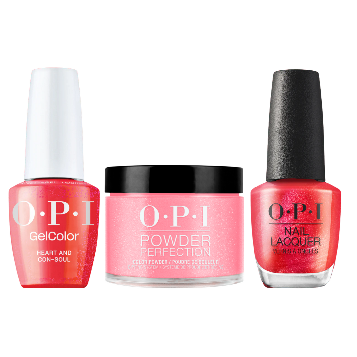 OPI Intelli-Gel Trio - D55 Heart and Con-Soul