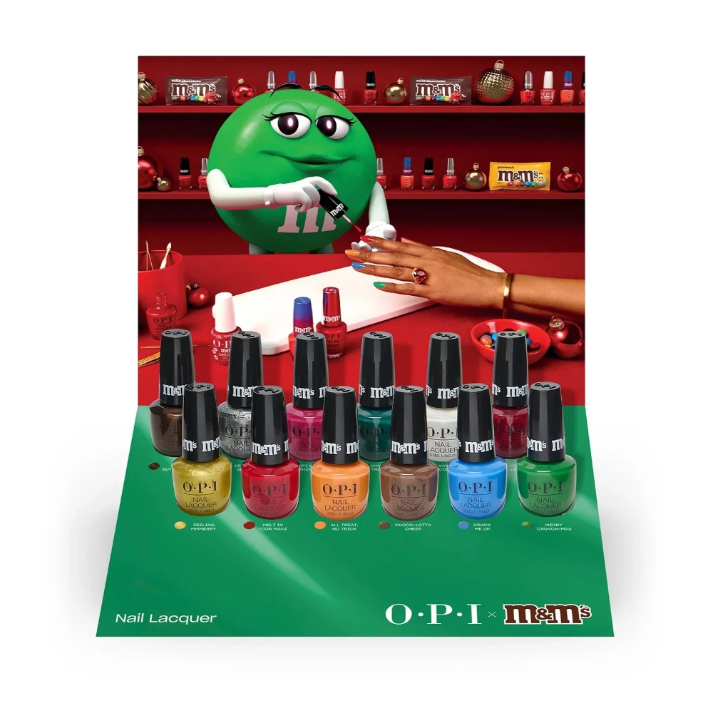 OPI M&M's Holiday Polish Collection - 12 Colors