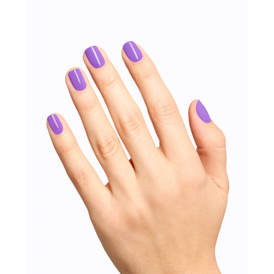 OPI Infinite Shine L217 Here Plums the Sun hand