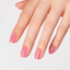 OPI Intelli-Gel - D52 Racing For Pinks hand
