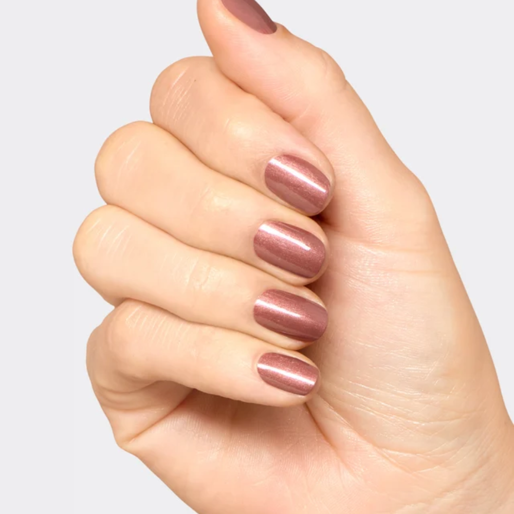OPI Polish F043 Route Beer Float hand