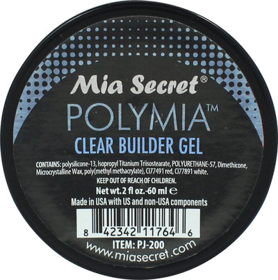 Clear Polymia Builder Gel 60ml by Mia Secret