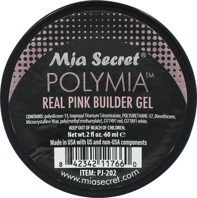 Real Pink Polymia Builder Gel 60ml by Mia Secret