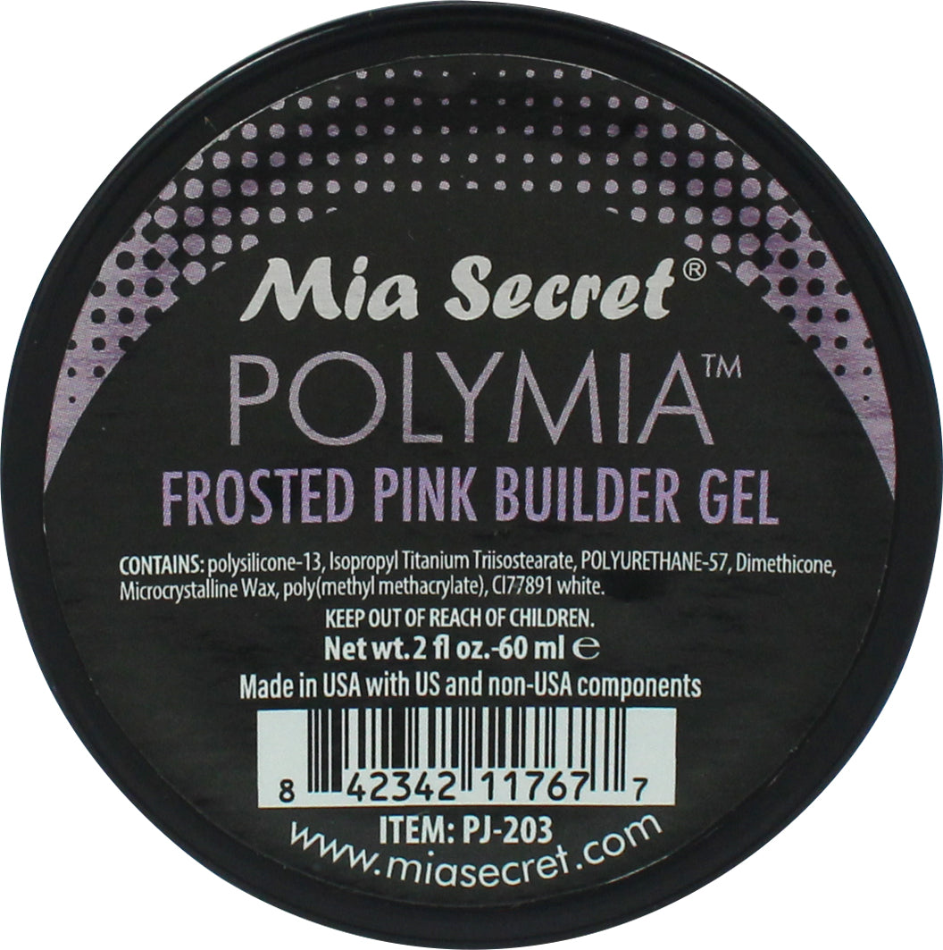 Frosted Pink Polymia Builder Gel 60ml by Mia Secret