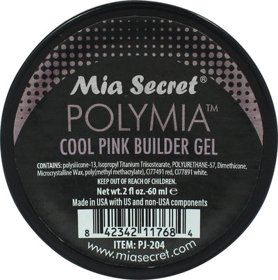 Cool Pink Polymia Builder Gel 60ml by Mia Secret