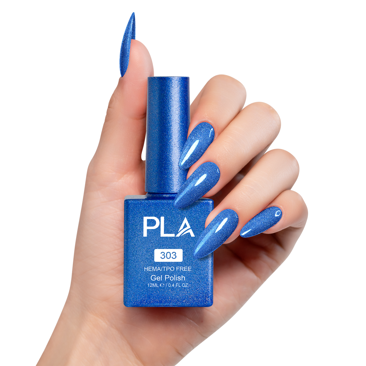 PLA Gel & Polish Duo - 303 Sapphire Sparkle