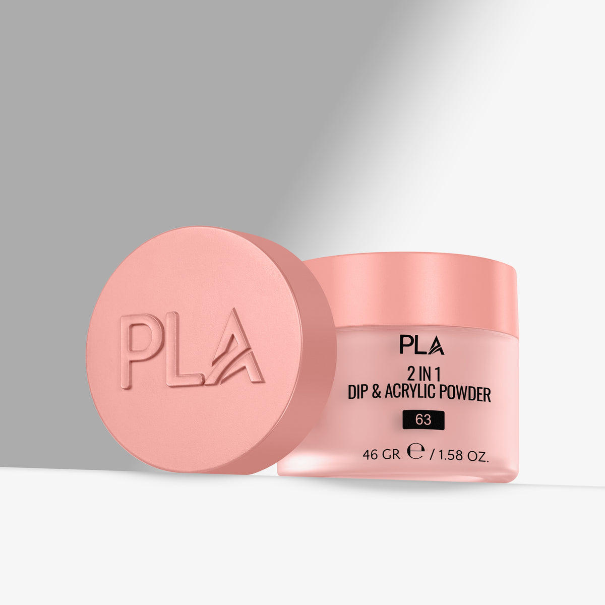 PLA 2-in-1 Dip & Acrylic Powder - 063 Practically Peach in Every Way