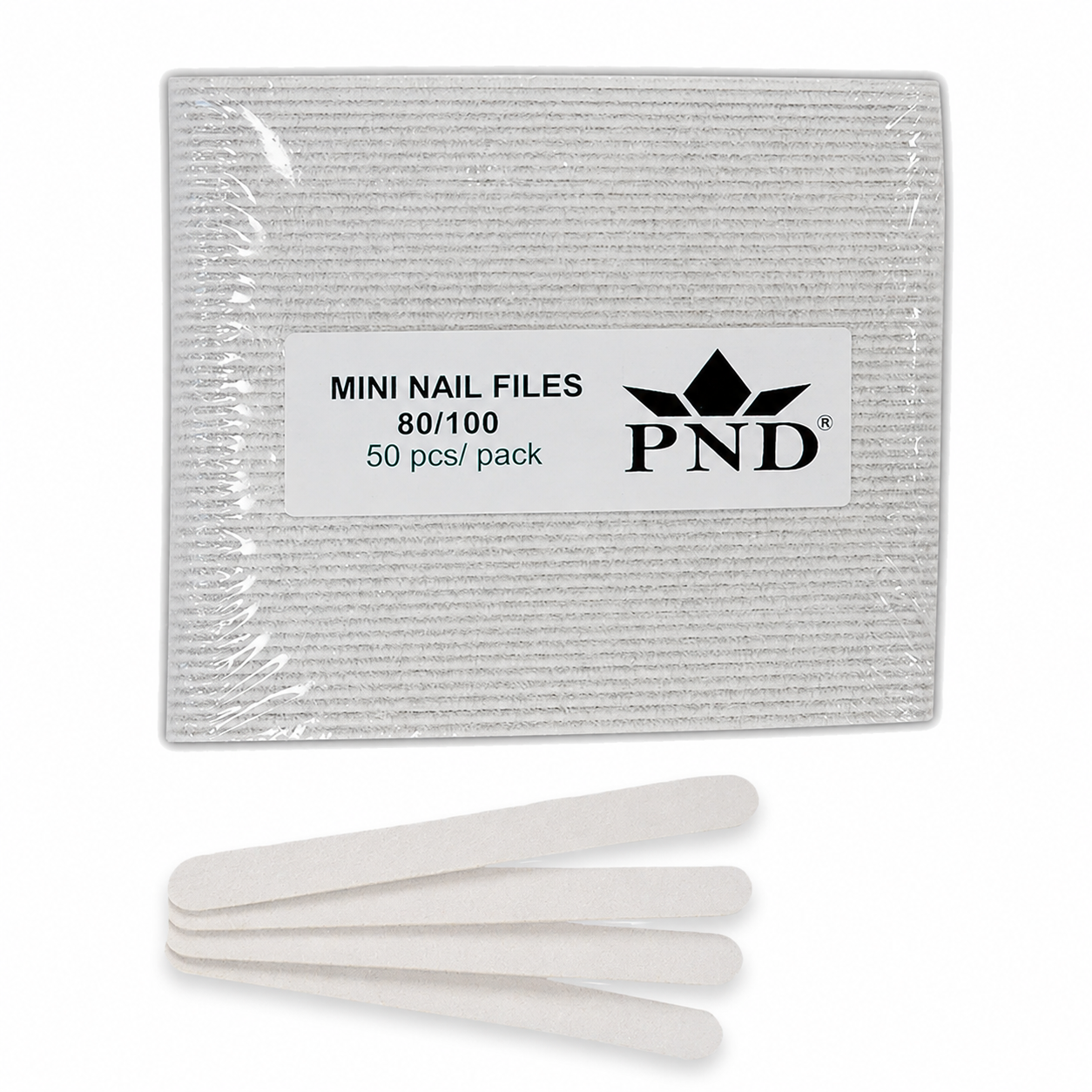 PND Manicure File Plastic 80/100 50pc