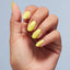 hands wearing P008 Stay Out All Bright Intelli-Gel Duo by OPI