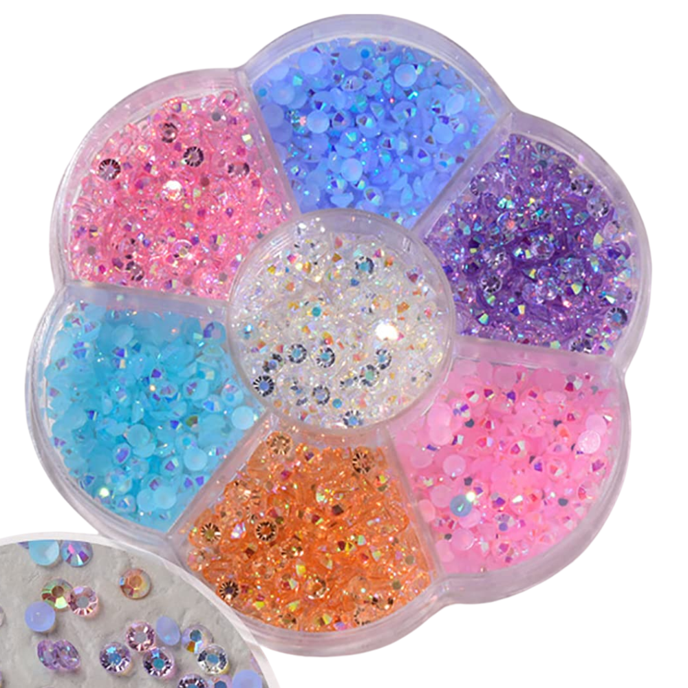 Glass Rhinestone - Pastel Crystal Wheel