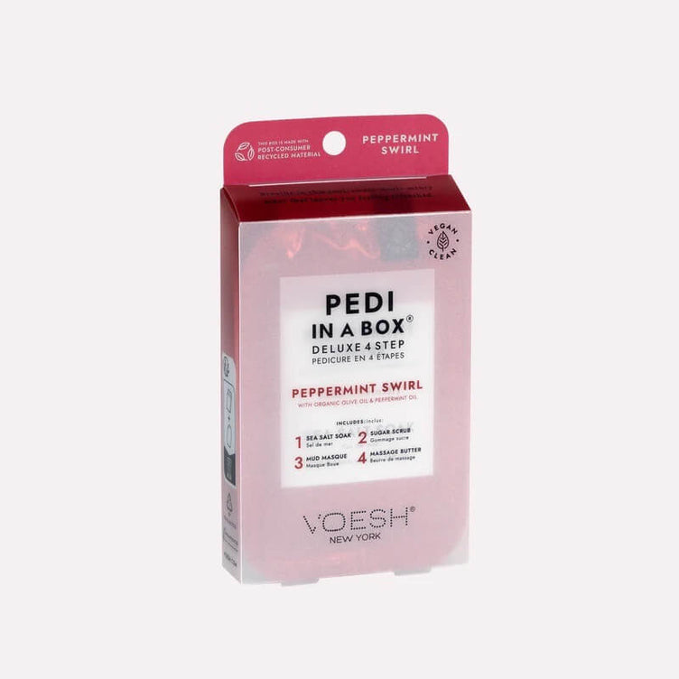Peppermint Swirl 4 in 1 PediBox by Voesh
