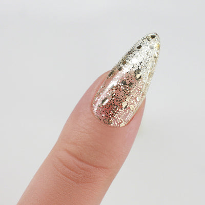 swatch of Perfect Match Pro Powder Golden Cascade