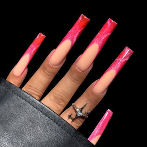 swatch of MFX507 Pink Luster Magnetic FX Gel by Kiara Sky