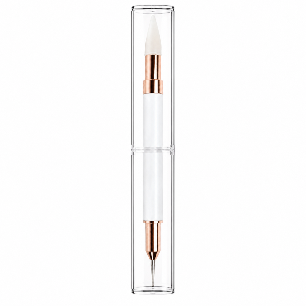 Nail Art Tool - White Crystal Rhinestone Picker