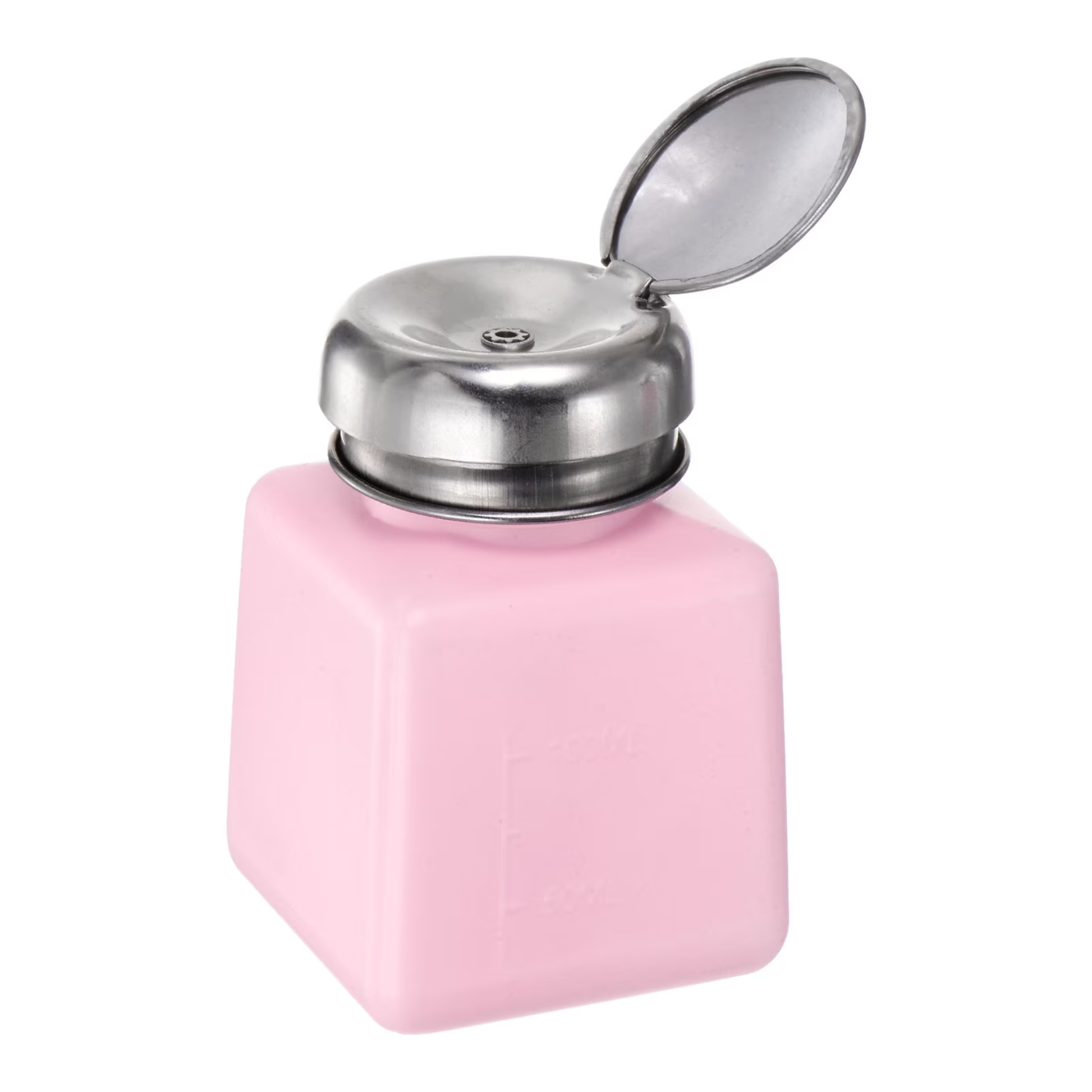 Plastic Solvent Pump Dispenser 4oz - Pink