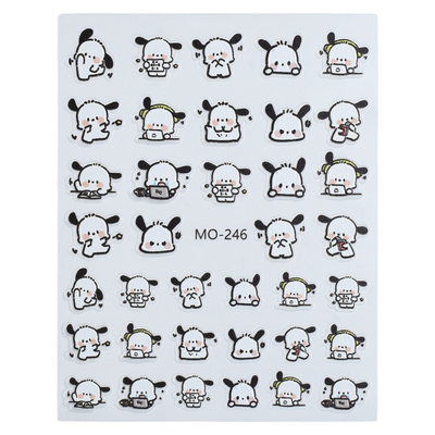 Pochacco Nail Art Stickers