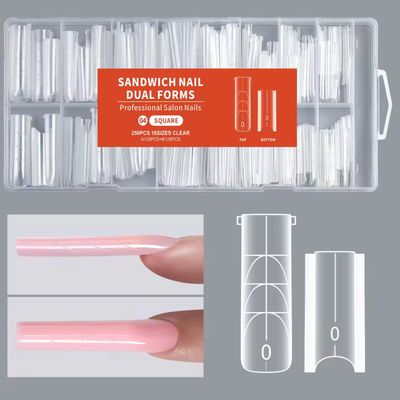 Poly Gel Sandwich Square Dual Forms