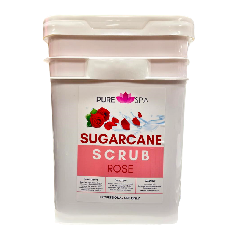 Rose Sugar Scrub 5 Gallon by PureSpa 