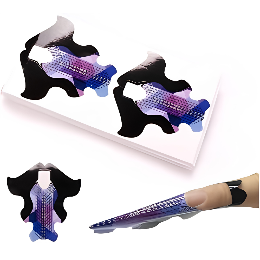 Nail Paper Form - Purple XXL Length - 100pc