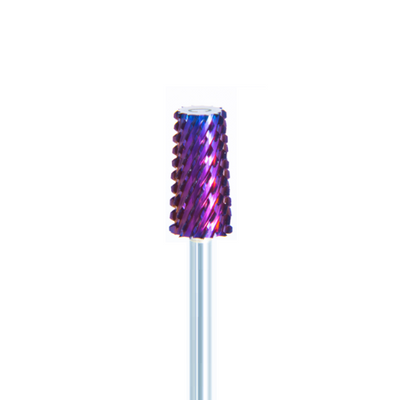 Tapered Coarse Purple Carbide Bit with 3/32" Shaft