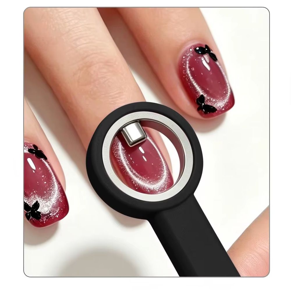 Ring Cat Eye Magnet - Black
