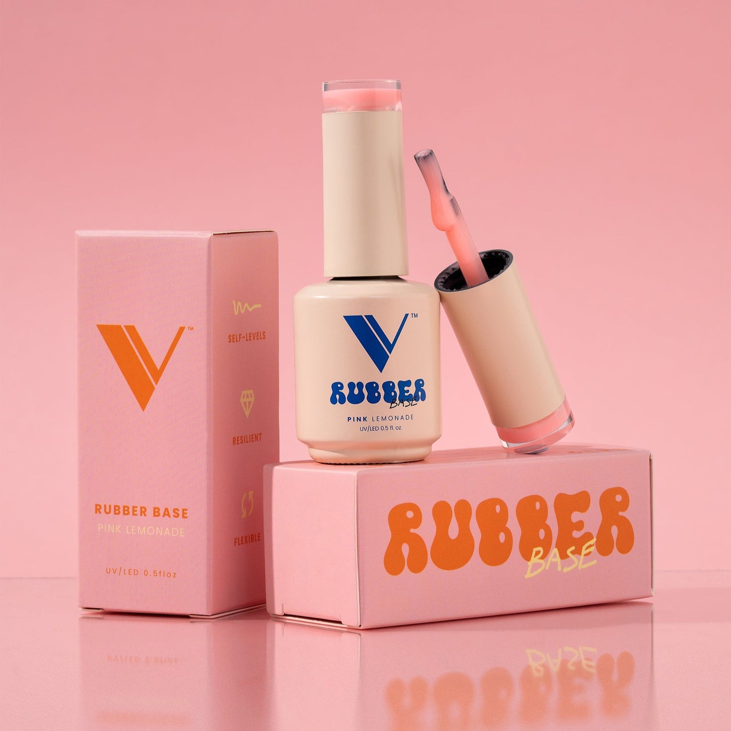 V Beauty Pure I Pink Lemonade Rubber Base