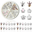 Nail Charms - Silver Pink Princess
