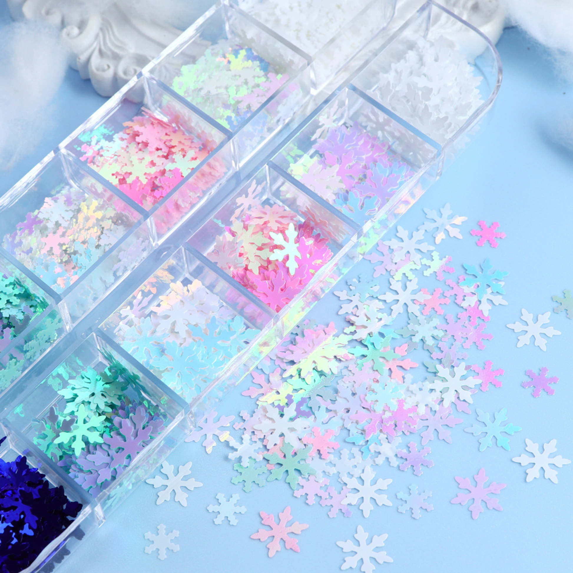 Snowflake Decals Nail Decorations