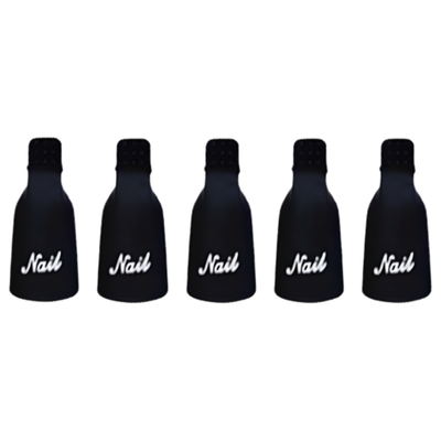 Soak Off Clips (Bag) - Black