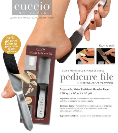 Info on Stainless Steel Pedicure File Kit 