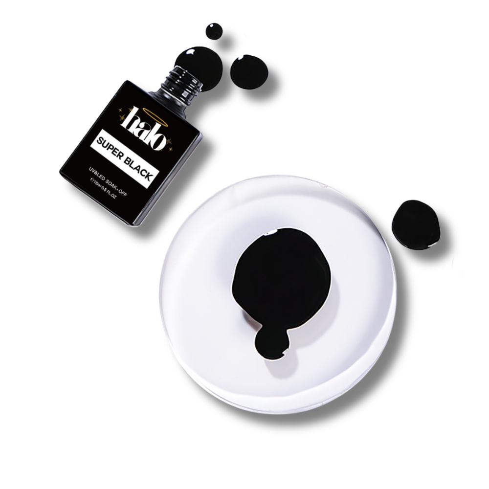 Halo Super Black Gel Polish color