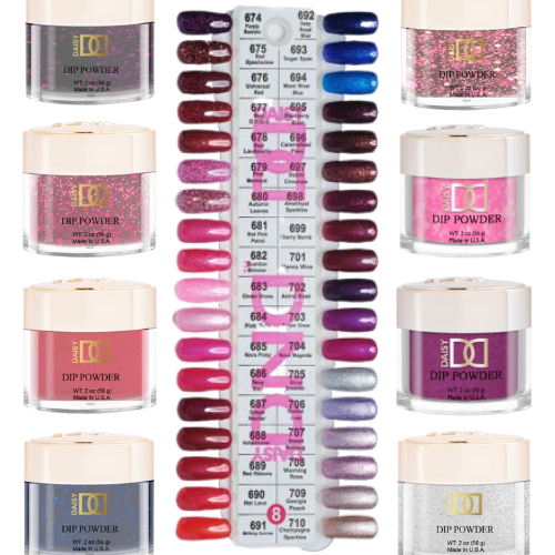 Find DND Powder Swatch 8 Stunning Dip & Dap Color Guides